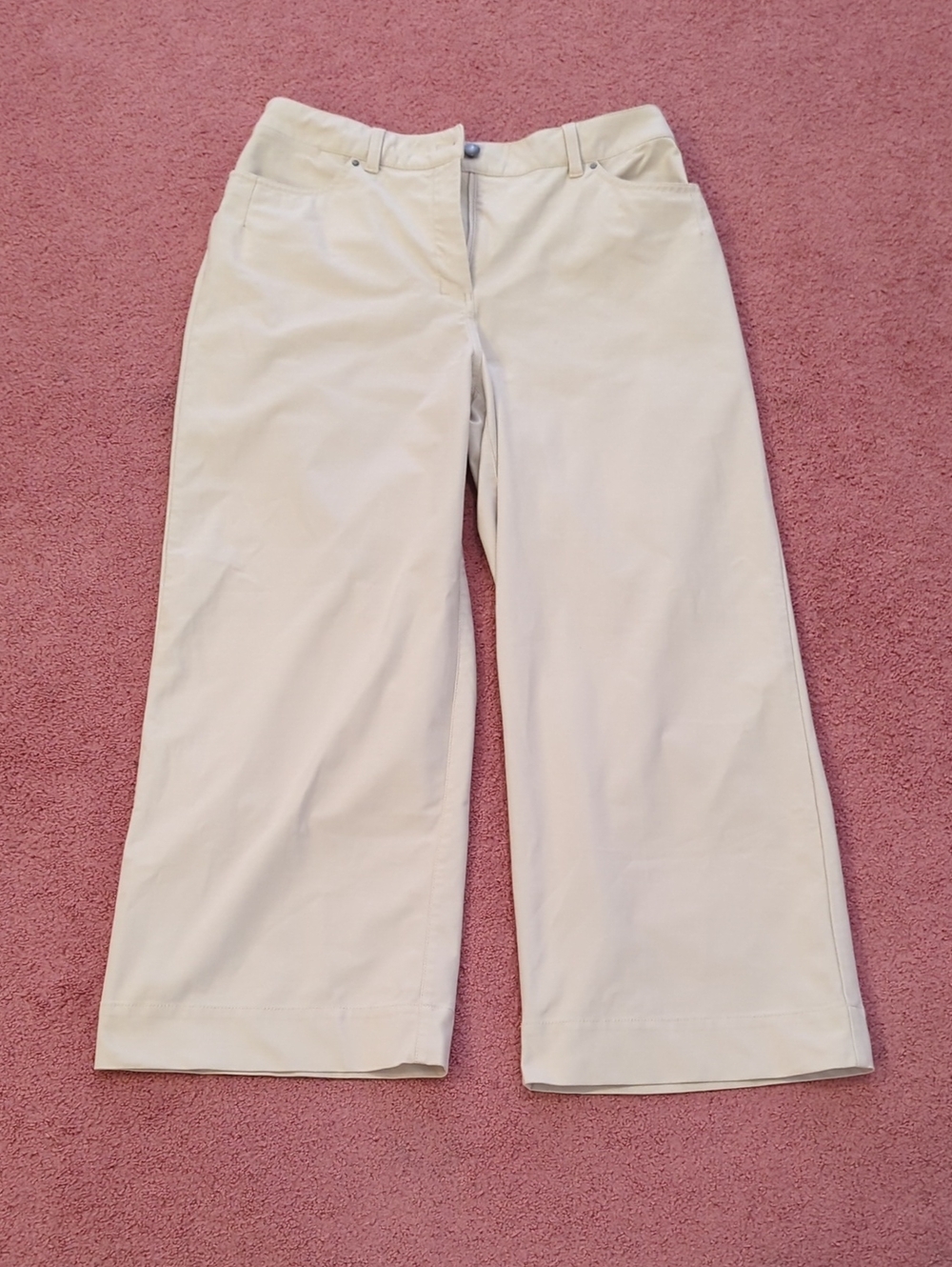 lululemon athletica Women's Wide-Leg Cream Pants